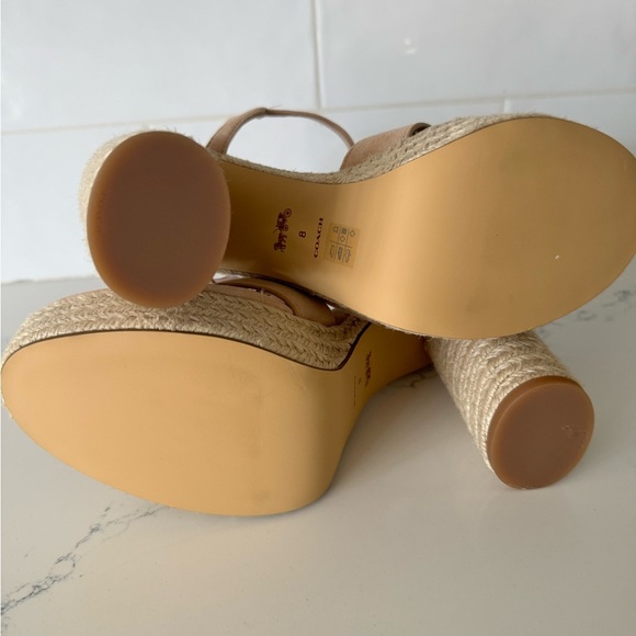 NWOT Coach Talina Platform Sandals - Picture 7 of 8